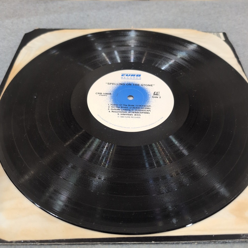 Spelling On The Stone Vinyl LP Album Curb Records CRB-10608 1988 Country Music - Picture 5 of 6